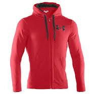 EU CC Storm Fleece FZ Hoody Red von Under Armour